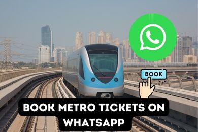 Book Metro Tickets on WhatsApp